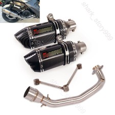 Silenciador de tubo de escape 310 mm para sistema completo Yamaha BWS 125 Zuma 125