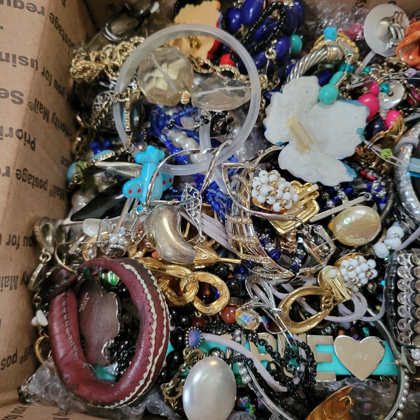 Wearable Bulk Jewelry Lot Vintage New Signed Unsigned Esate Thrift eBay