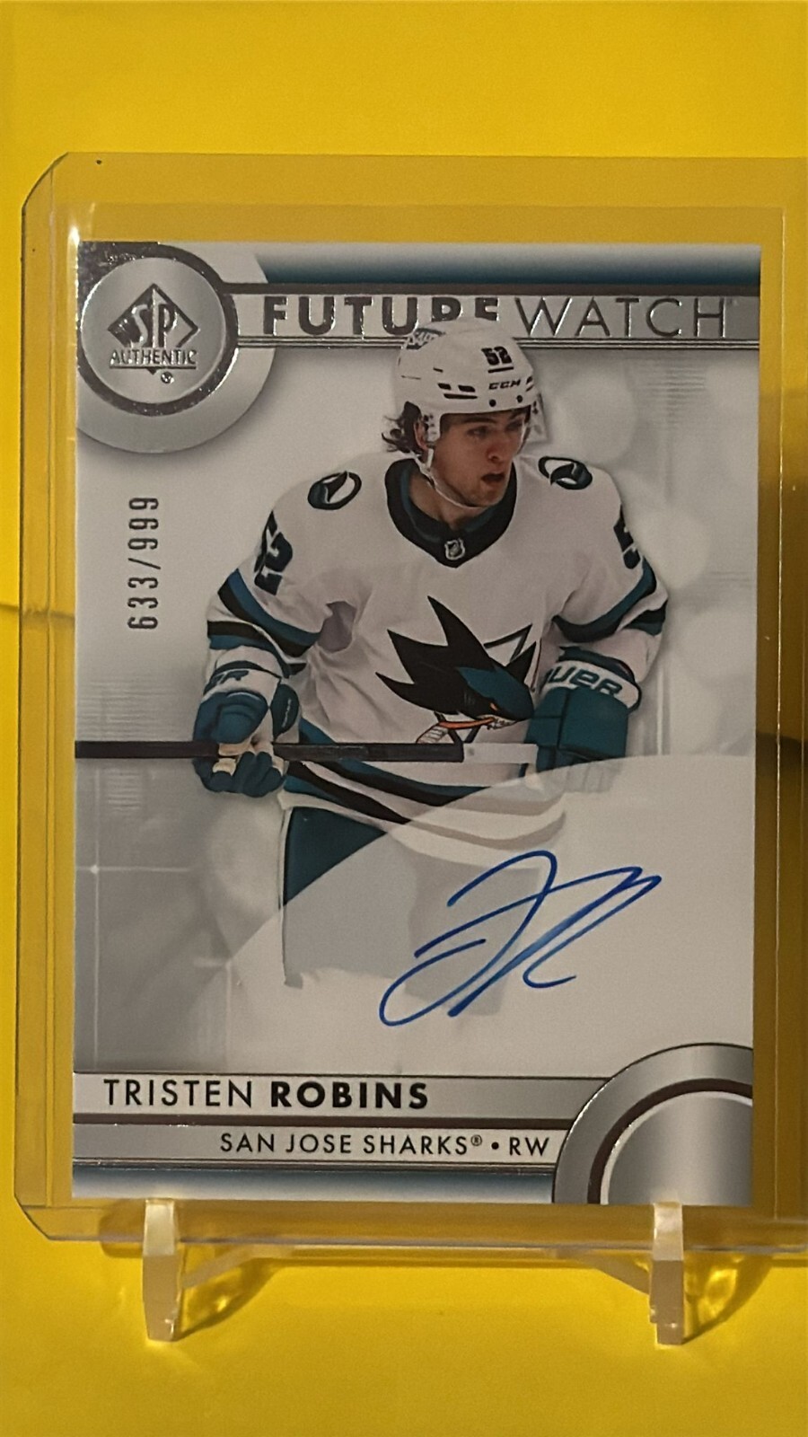 2023-24 Upper Deck SP Authentic Future Watch Autograph Tristen Robins /999