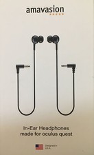 Amavision Stereo Wired In-Ear Headphones for Oculus Quest VR Headset 3.5mm Jack 