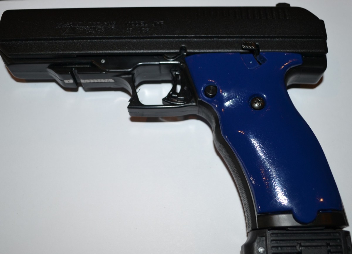 Hi Point JCP-40 / JHP- 45 pistol grips dark blue plastic | eBay