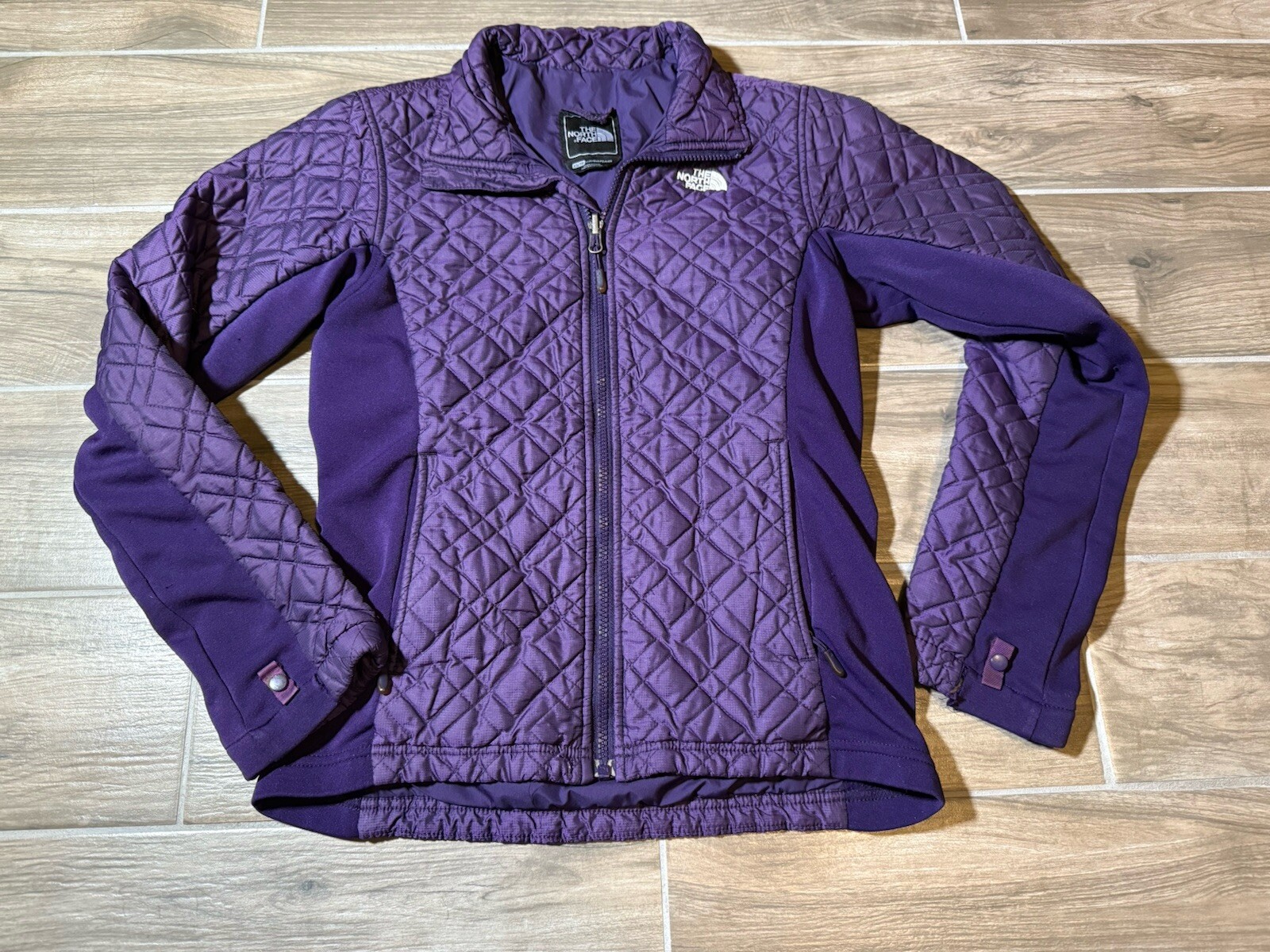 Vintage The North Face Purple Puff Jacket Women’s XS Full Zip Soft Quilted