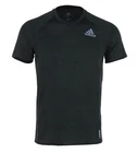 Adidas Men ADI RUNNER Shirts Training Black T-Shirt Casual Tee Top Jersey FM7637