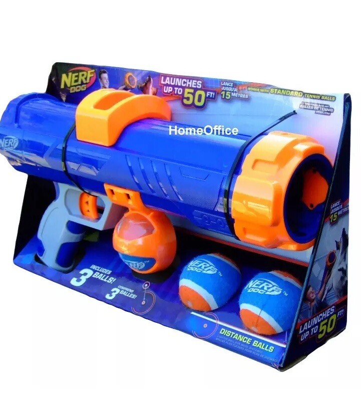 nerf dog tennis ball blaster pets at home
