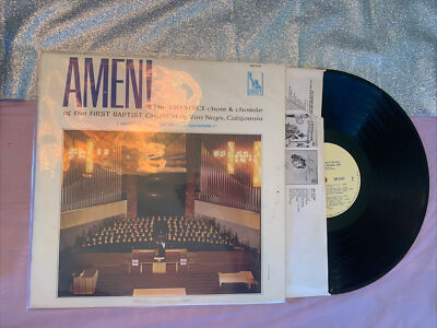 AMEN! AUDITION-130 VOICE CHOIR FIRST BAPTIST JOHN GUSTAFSON - LP - XIAN - VG+(+)