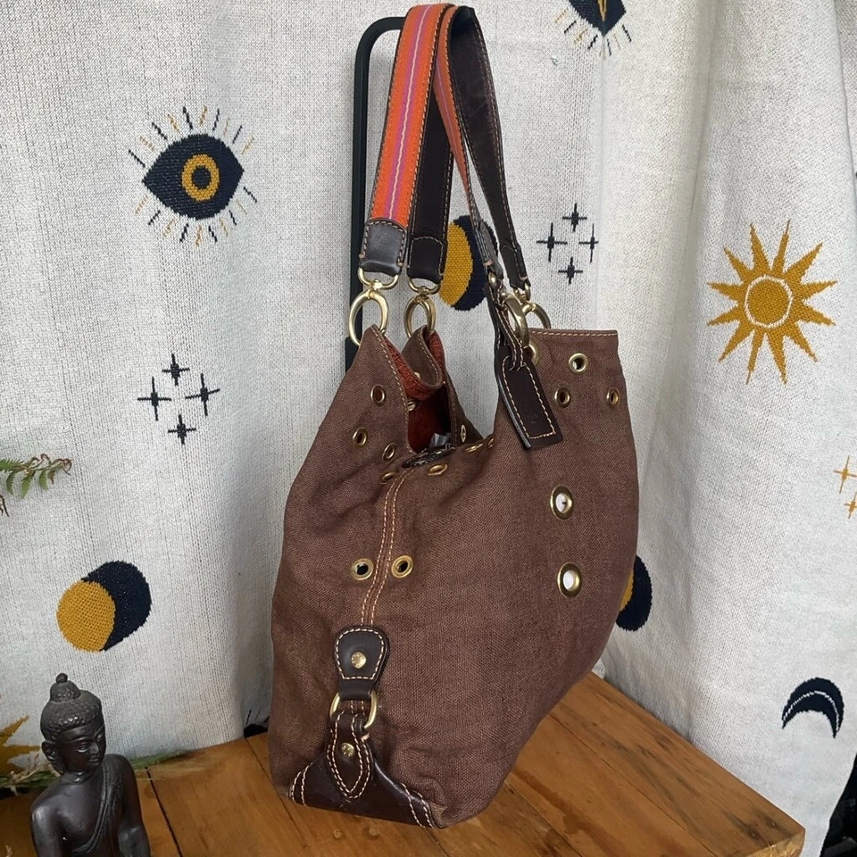 Bolso de mano Etro marrón vintage raro para mujer Foto 2 de 4