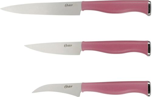 Langmore 15 Piece Stainless Steel Cutlery Knife Block Set W/Black Box – Purple - Picture 4 of 7