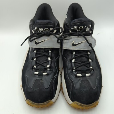Nike Air Zoom Turf Barry Sanders Black White 315099-011 Rare 2006