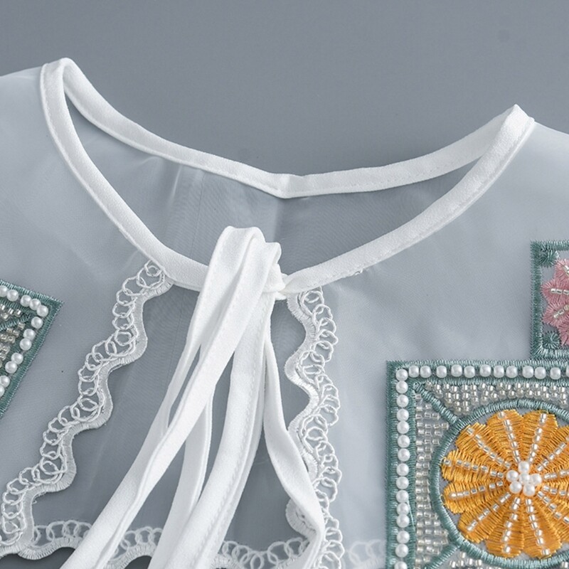 Removable Collar Embroidery False Collar Shawl Female Girl Clothing