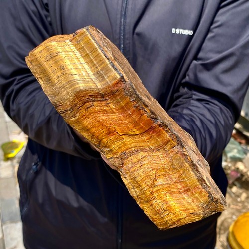 4.51LB Natural tiger's Eye rough raw stone rock specimrn madagescar - 第 14/18 張圖片