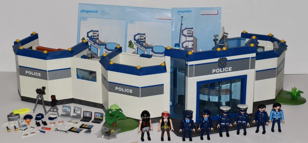 Playmobil Police Command Center with Prison : Toys & Games 