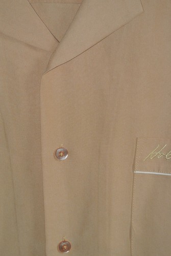 Hobie  Mens M  Tan Solid Polynosic Rayon/Mint - Photo 4/7