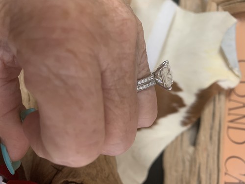 NWT 4.90 Cts Lab Created Diamond Ring 7 - Picture 5 of 7