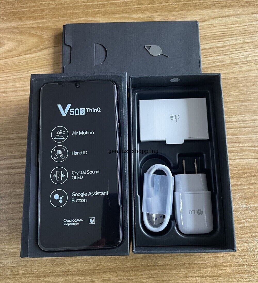 LG V50S ThinQ 5G LM-V510N 256GB Black 4G 5G LTE Unlocked