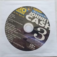 JOHNNY CASH KARAOKE CDG COUNTRY HITS CHARTBUSTER 5050-03 CD G MUSIC 16 SONGS