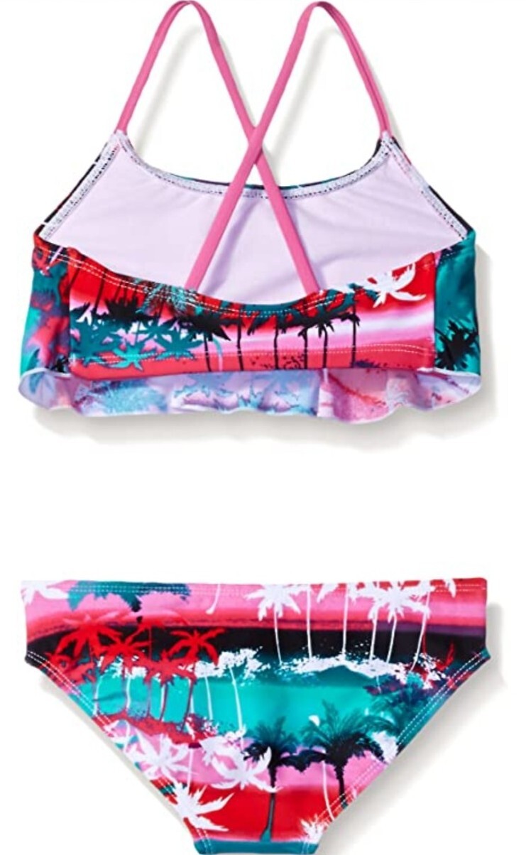 Rubie's - Costume ufficiale da sirenetta rosa per bambine, taglia M M 7
