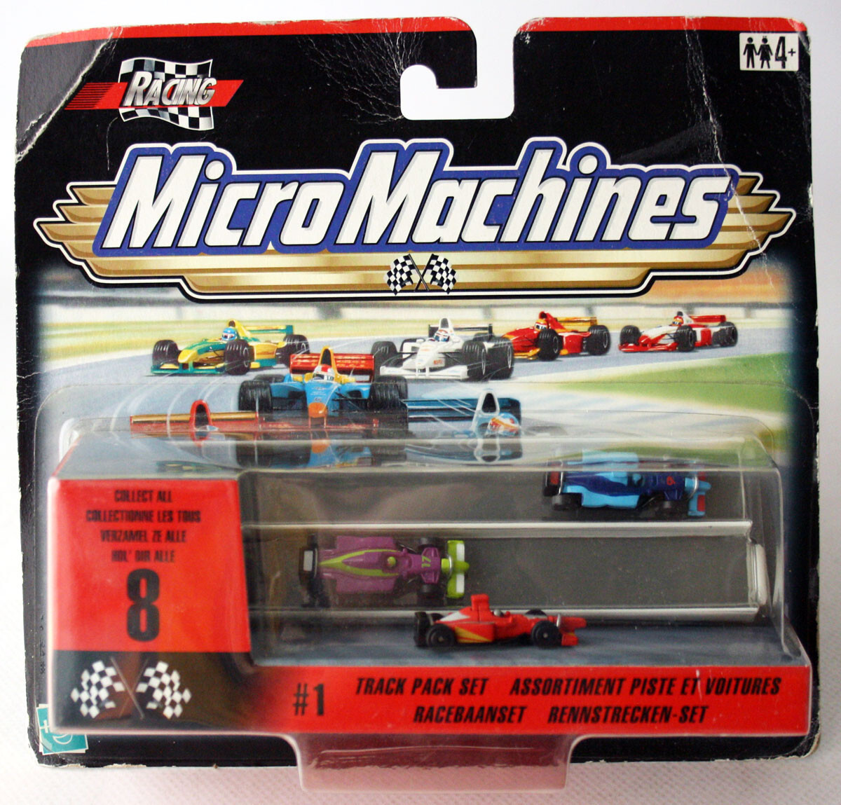 ミニチャンプス製 2000年F1アメリカグランプリ アメリカGPイベントカー RARE 2000 MICRO MACHINES RACING GRAND PRIX #1 TRACK PACK SET