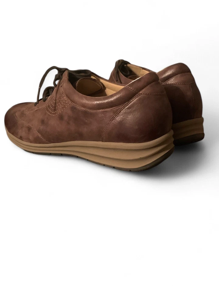 Zapatos de boliche Oxford cómodos de cuero marrón con cordones DUREA para hombre EE. UU. 9,5 Foto 3 de 4