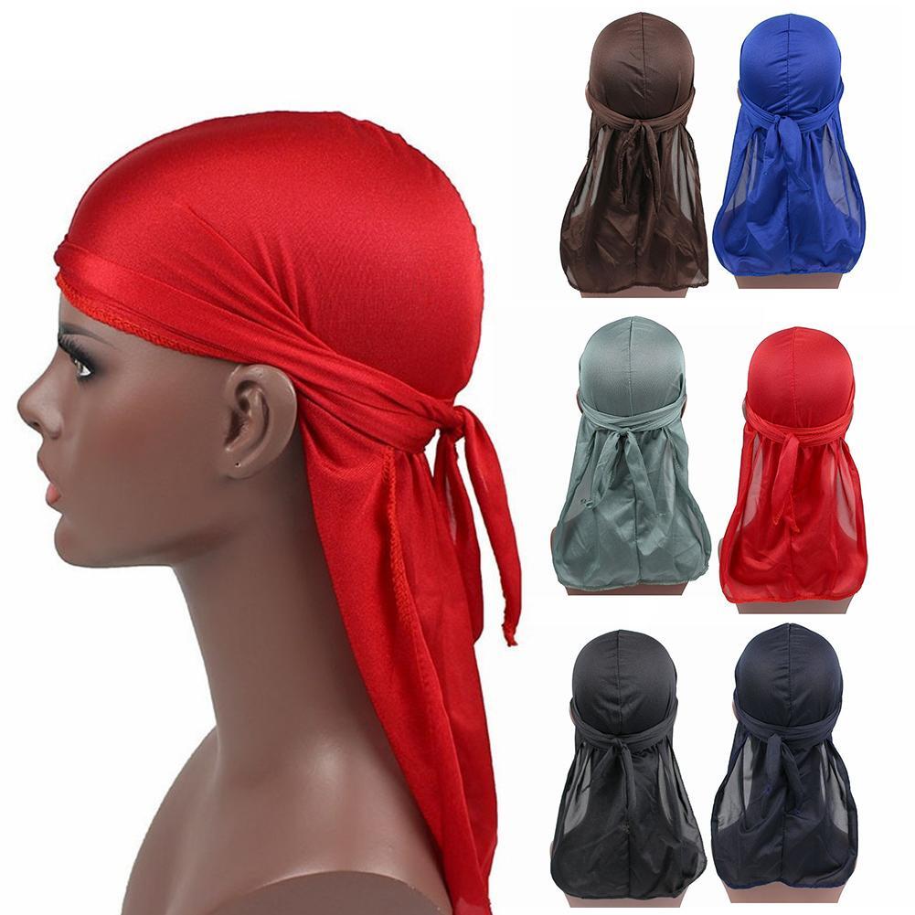 Men Women Bandana Doo Durag Rag Headwear Unisex Silk Pirate