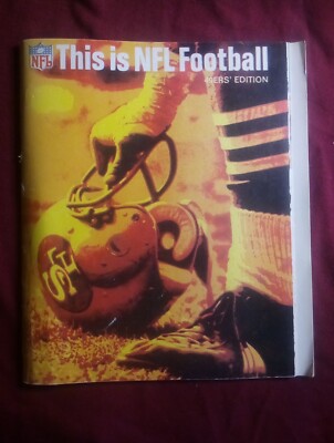 Vintage 1967 This is NFL Football 49ers Edition, Life Magazine Insert GC