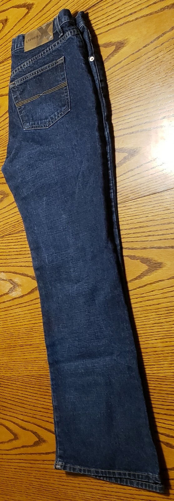 Express Jeans Extreme Flare Dark Juniors High Rise Wo… Gem