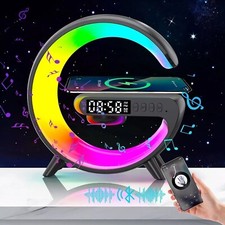 LED Wecker Lampe mit Bluetooth Lautsprecher N...