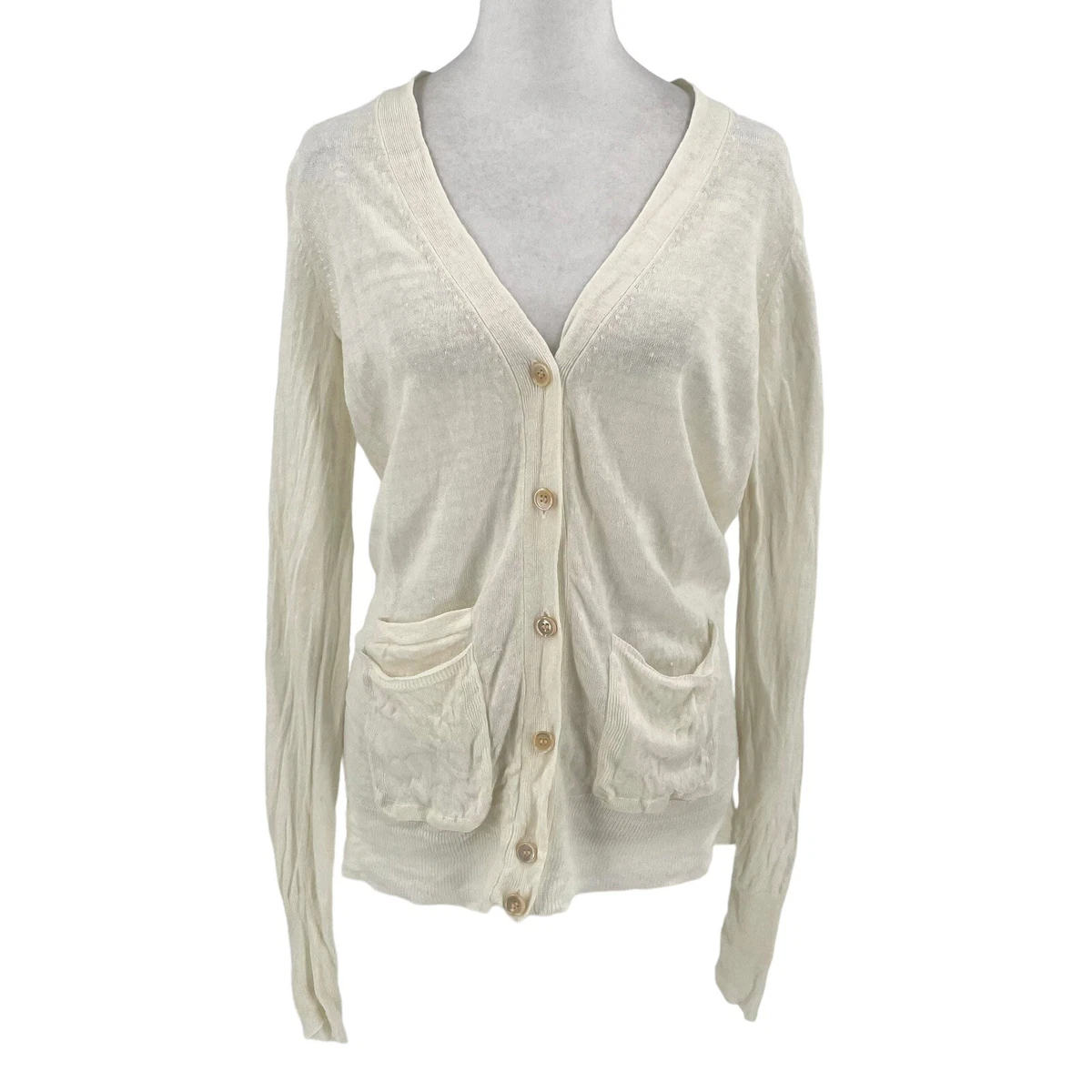 J crew outlet linen cardigan
