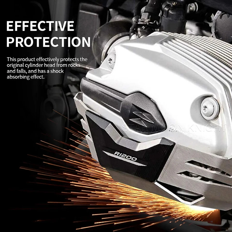 Protectores de culata de motor de motocicleta para BMW R1200GS R1200R R1200ST Foto 4 de 4