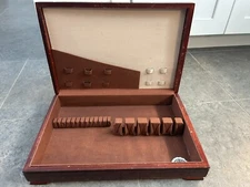 Vintage Flatware Wood Storage Chest, Int'l Silver Co