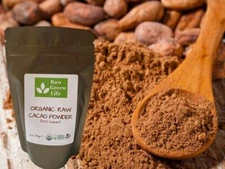 CACAO POWDER ORGANIC RAW VEGAN KOSHER NON-GMO KETO  GLUTEN FREE PURE  4OZ.