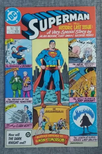 Superman 1986 #423 VF 8.0 Alan Moore Whatever Happened to the Man of Tomorrow?
