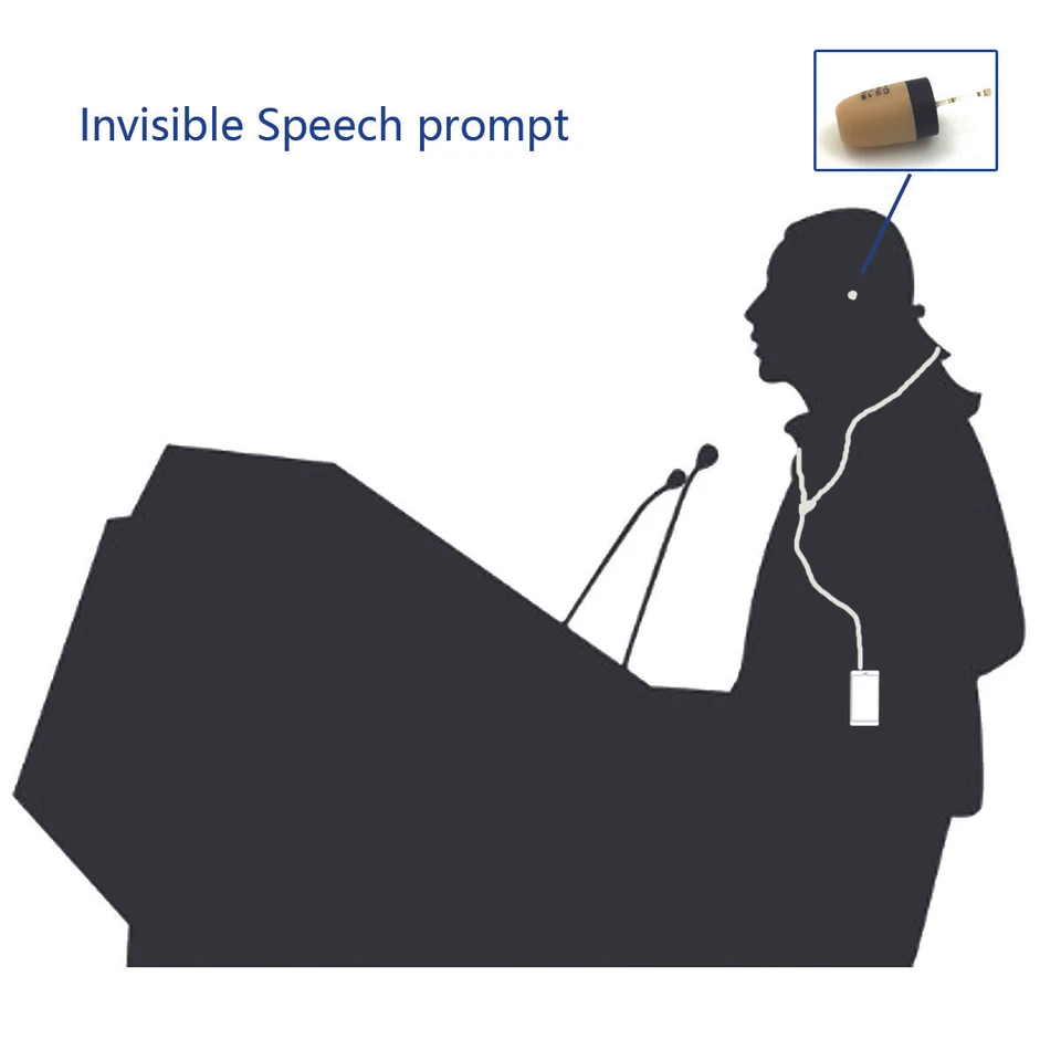 COOMAX Mini Hidden Spy Earphone Wireless Earpiece Headset Microphone Detection - Image 3 of 4