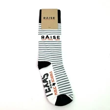 Raise Your Hand Texas Womens One Size Sock Club Striped Socks 1 Pair