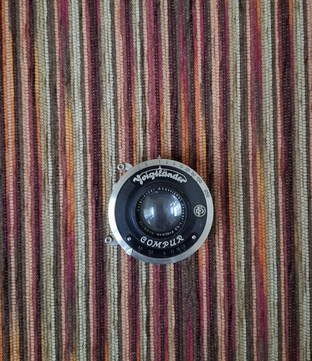 Rare Objectif Voigtländer Petzval 290mm F/3.8 (8x10) – Fabriqué En Allemagne