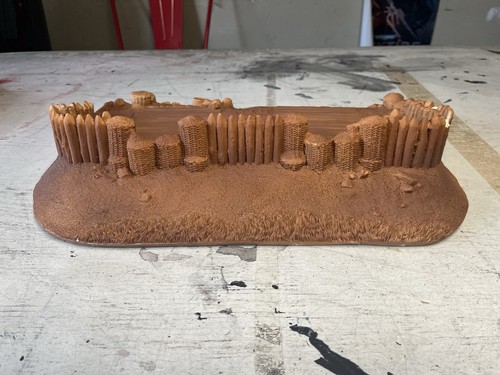 Conte Collectibles Alamo Interior Redoubt A Few Broken Poles No Box - Picture 1 of 7