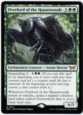 MTG *Overlord of the Hauntwoods X1* (NM) 194 Duskmourn: House of Horror Magic