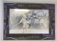 2023 Panini Black Iconic Impact ink Emerald #IIIJCJ  J.C. Jackson 15/25