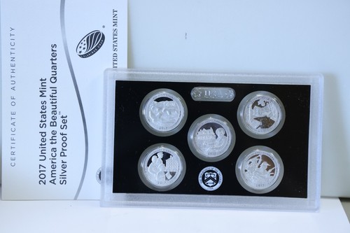 2017-S Silver State Quarter ATB Proof Set - US Mint Packaging & COA