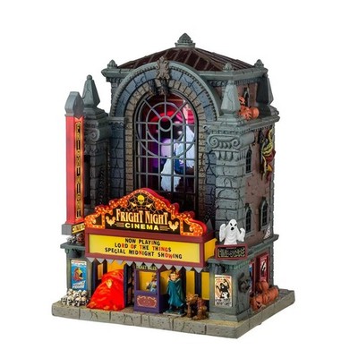 Lemax Spooky Town Halloween Village Fright Night Cinema 45203
