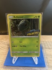Bulbasaur - SM198 - Stamped Detective Pikachu Black Star Promo Pokemon Card - NM on eBay