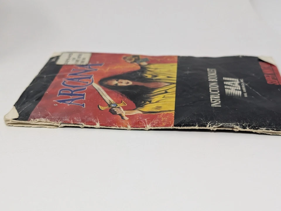 Arcana (Super Nintendo SNES) Authentic Instruction Manual Booklet Only *No Game* - Image 3 of 3