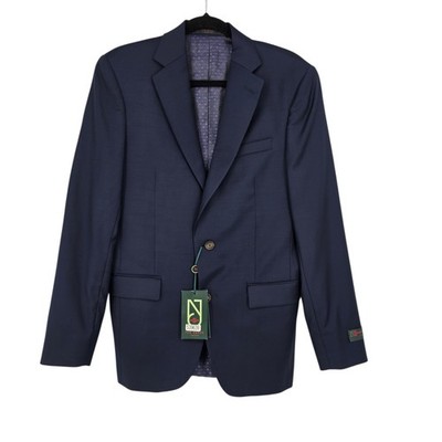 NWT Ted Baker London High Blue Jake CT No Ordinary Joe Wool Twill Blazer Sz 40R