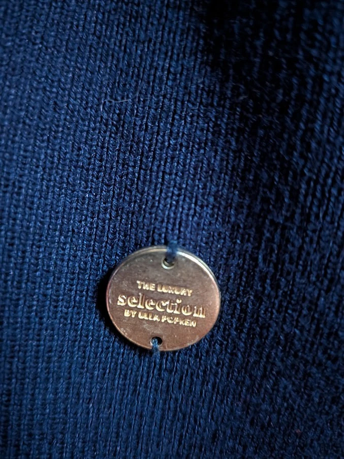 Cárdigan suéter Ulla Popken para mujer talla 20/22 W largo frente abierto Hygge clásico Foto 2 de 4