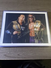 Zack Ryder Curt Hawkins Dual Signed 8 1/2 X 11 Photo Wwe 1