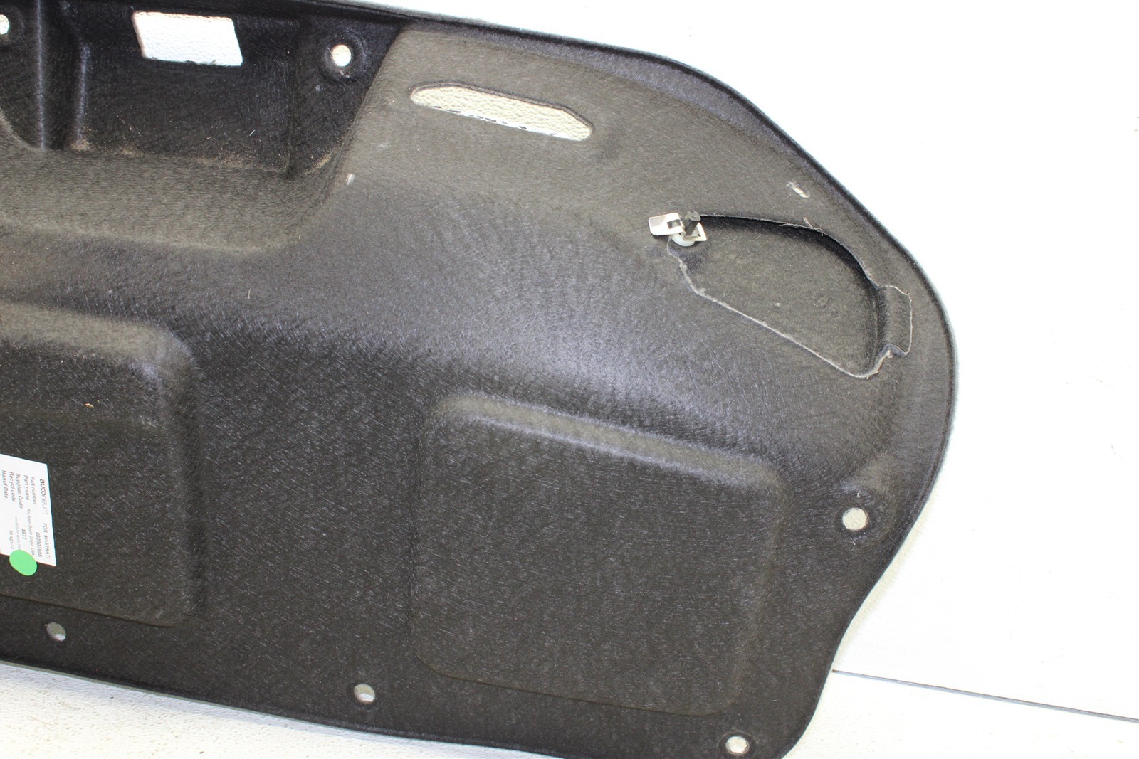 2013 Maserati GranTurismo Rear Trunk Lid Trim Carpet Cover Panel 080307806 08-13