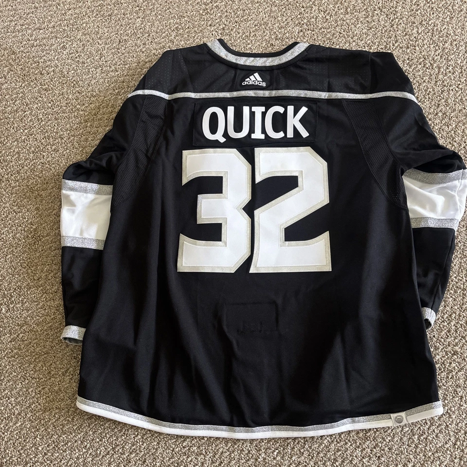 NUEVA Camiseta Adidas MiC LA Kings Jonathan Quick Auténtica Edición Equipo Profesional Talla 60 Foto 4 de 4