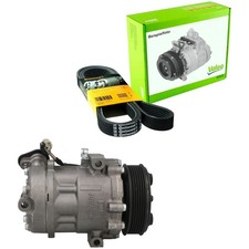 VALEO Klimakompressor + CONTI 6PK1318 für SUBARU JUSTY III G3X OPEL AGILA H00