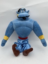 Disney Store Genie Plush Aladdin Large 18  Stuffed Toy Blue READ