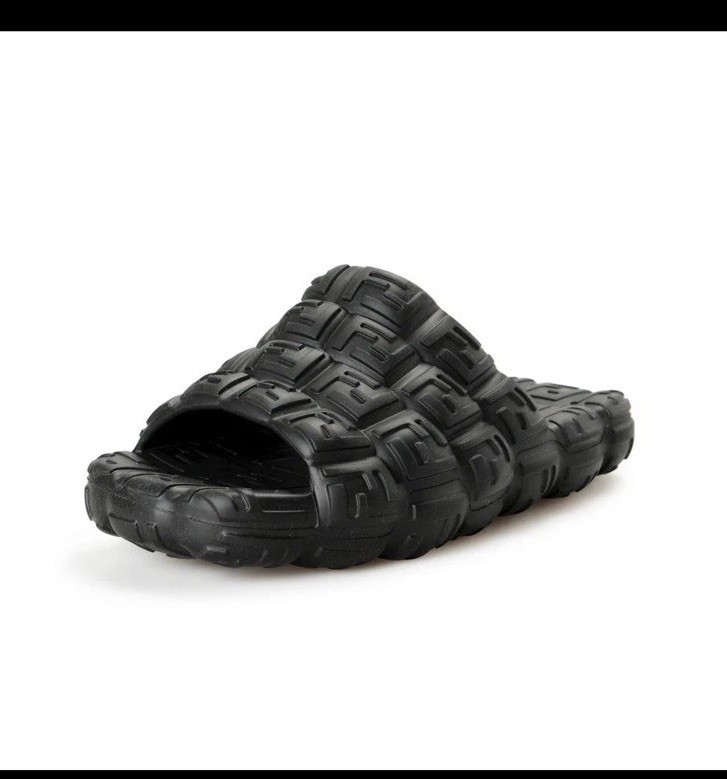 **Authentic** Fendi Men’s Black Sandal with FF detail. FF Sandals Leather Black | Fendi main image 4