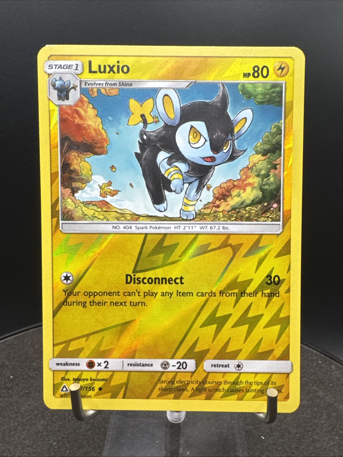 Pokemon LUXIO 47/156 - Ultra Prism Rev Holo